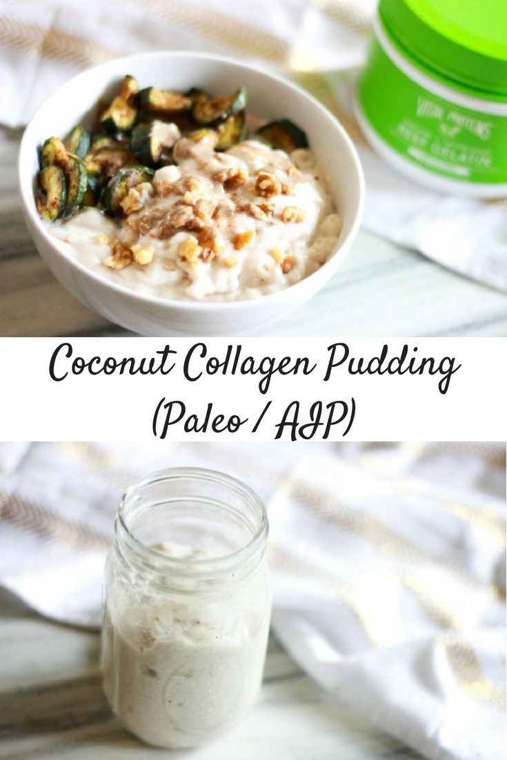 Creamy Coconut Collagen Pudding (Paleo / AIP Friendly)