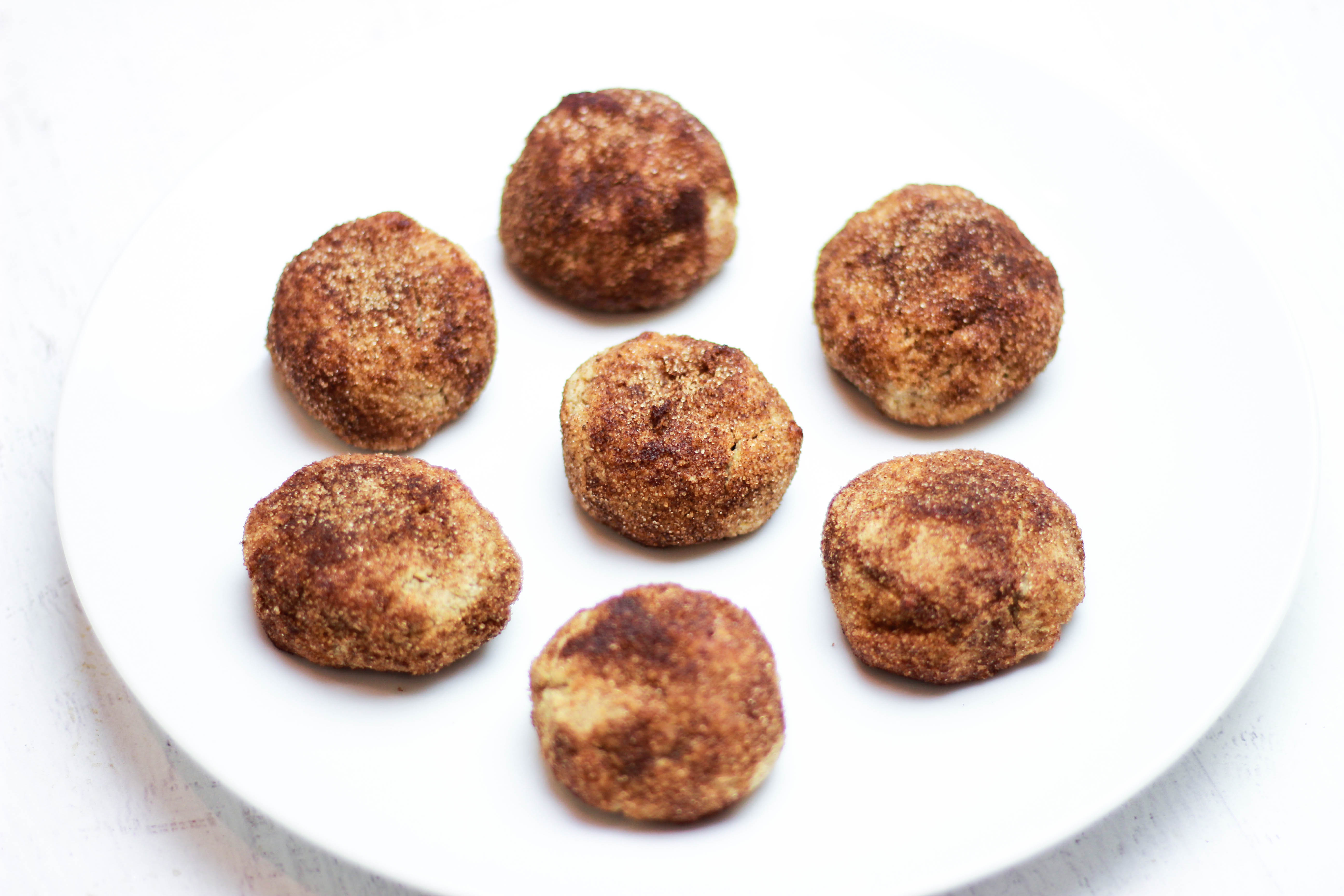 Paleo Chocolate Almond Butter Filled Snickerdoodles