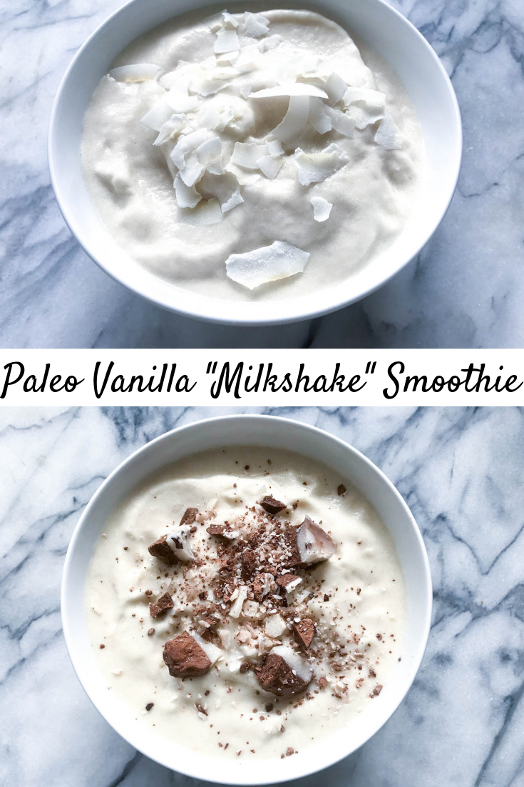Paleo Vanilla "Milkshake" Smoothie