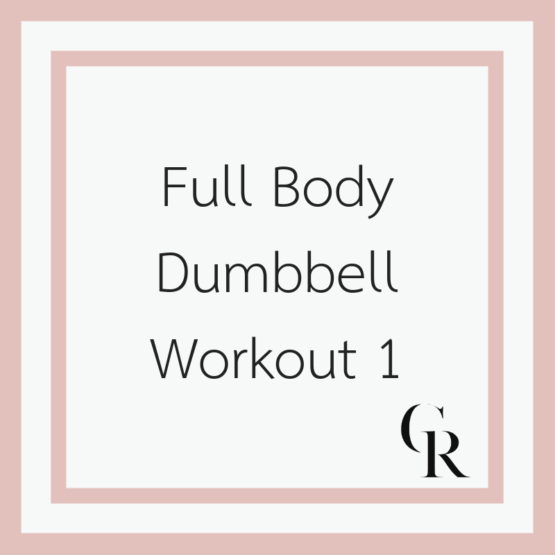 Full Body Dumbbell Workout 1 (Become a Member for Access)