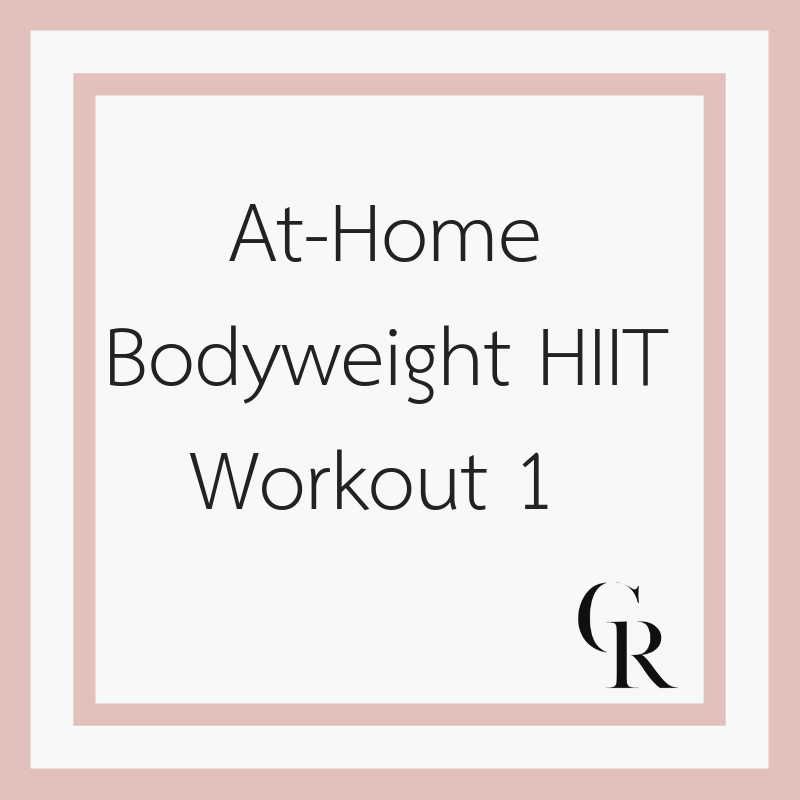 At-Home Bodyweight HIIT Workout 1 (Become a Member for Access)