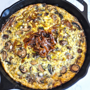 Paleo French Onion Frittata (Become a Member for Access)