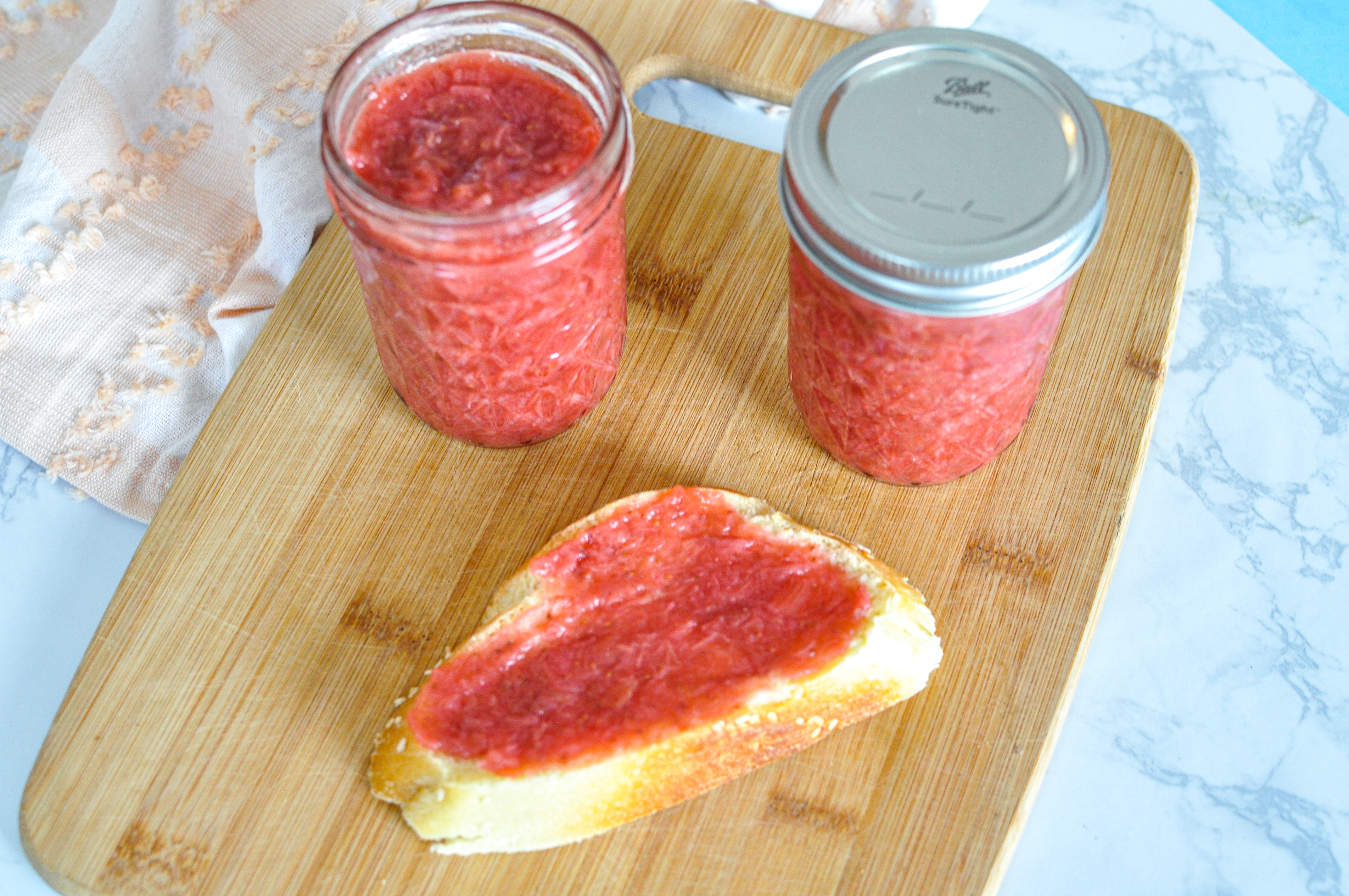 Paleo Strawberry Rhubarb Jam (Become a Member for Access)