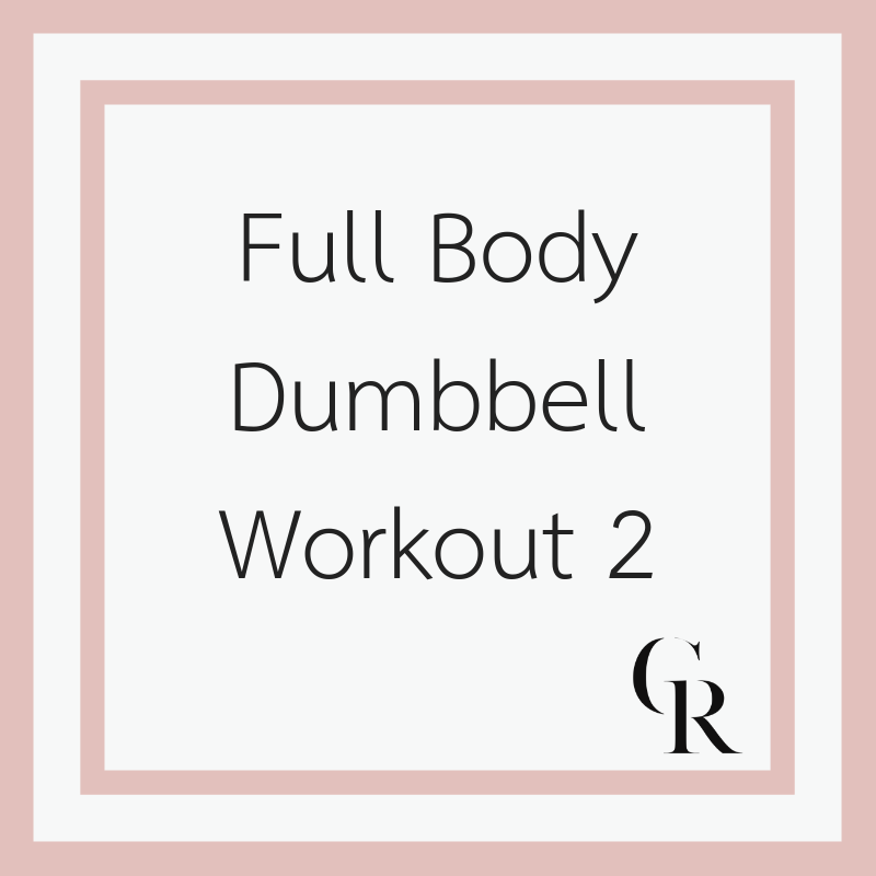 Full Body Dumbbell Workout 2