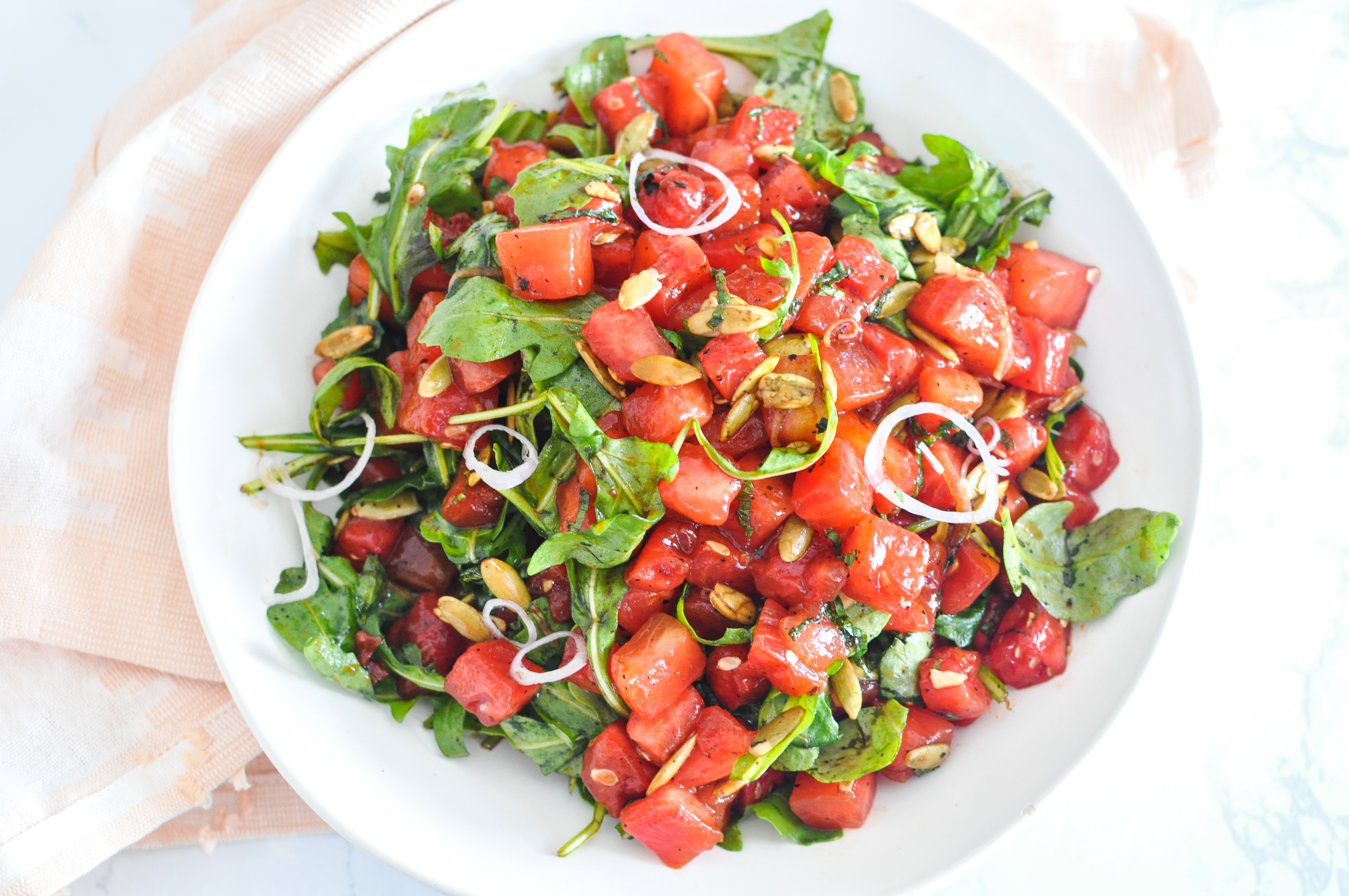 Paleo / Vegan Grilled Watermelon Salad (Become a Member for Access)