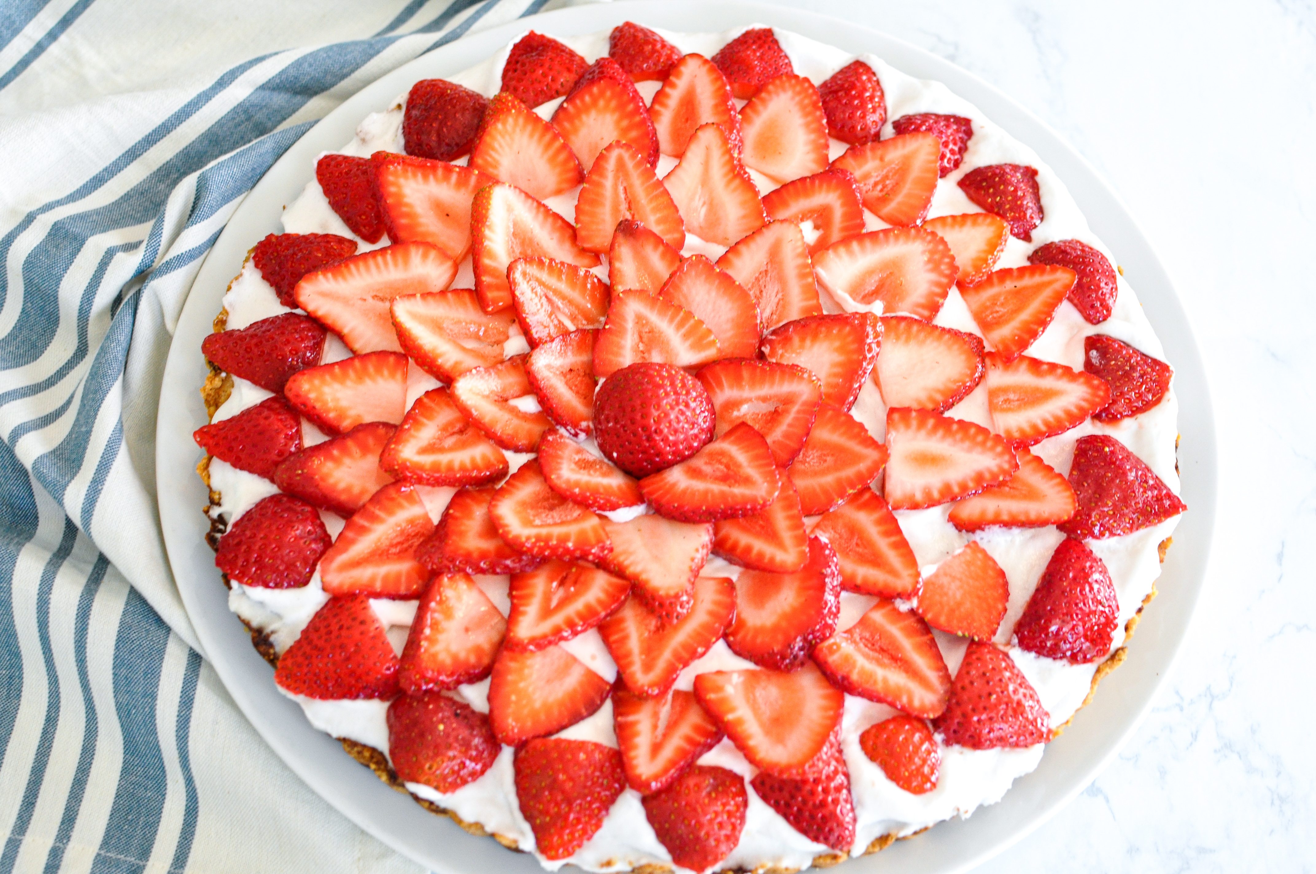 Paleo Strawberry Cream Tart (Become a Member for Access)
