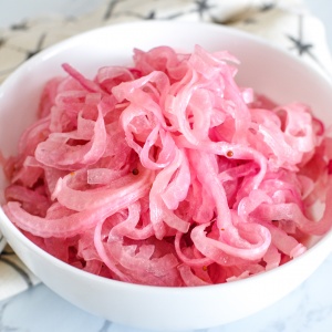 Pickled Red Onions (Paleo / Vegan) (Become a Member for Access)