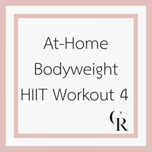 At-Home Bodyweight HIIT Workout 4 (Become a Member for Access)