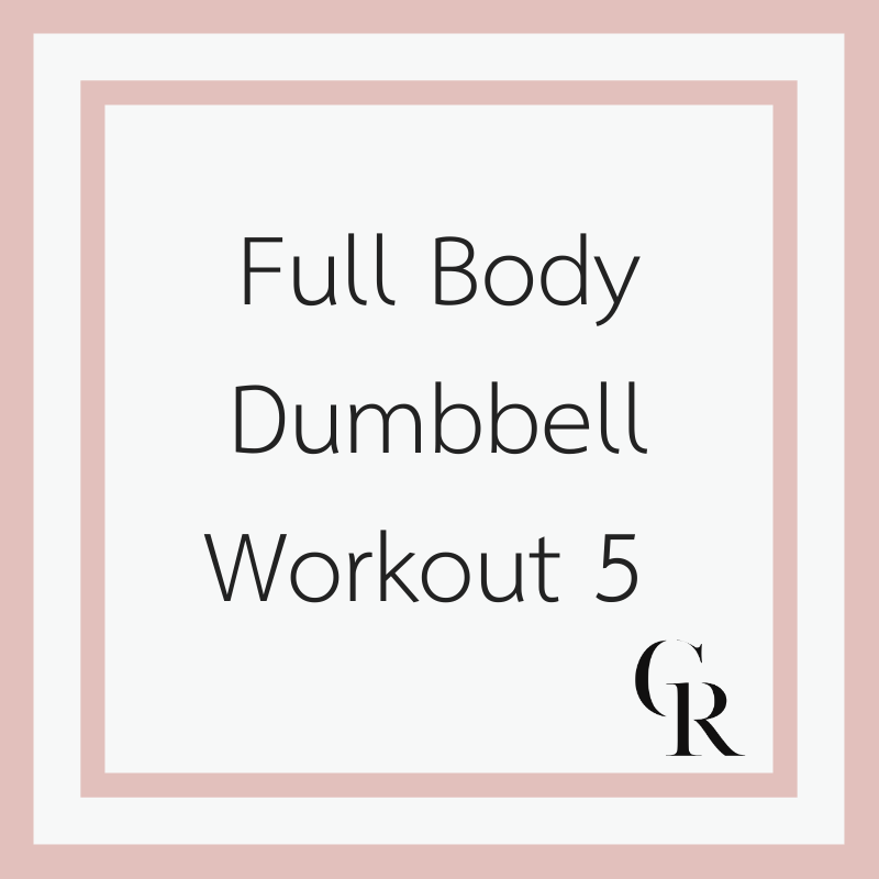 Full Body Dumbbell Workout 5 (Become a Member for Access)