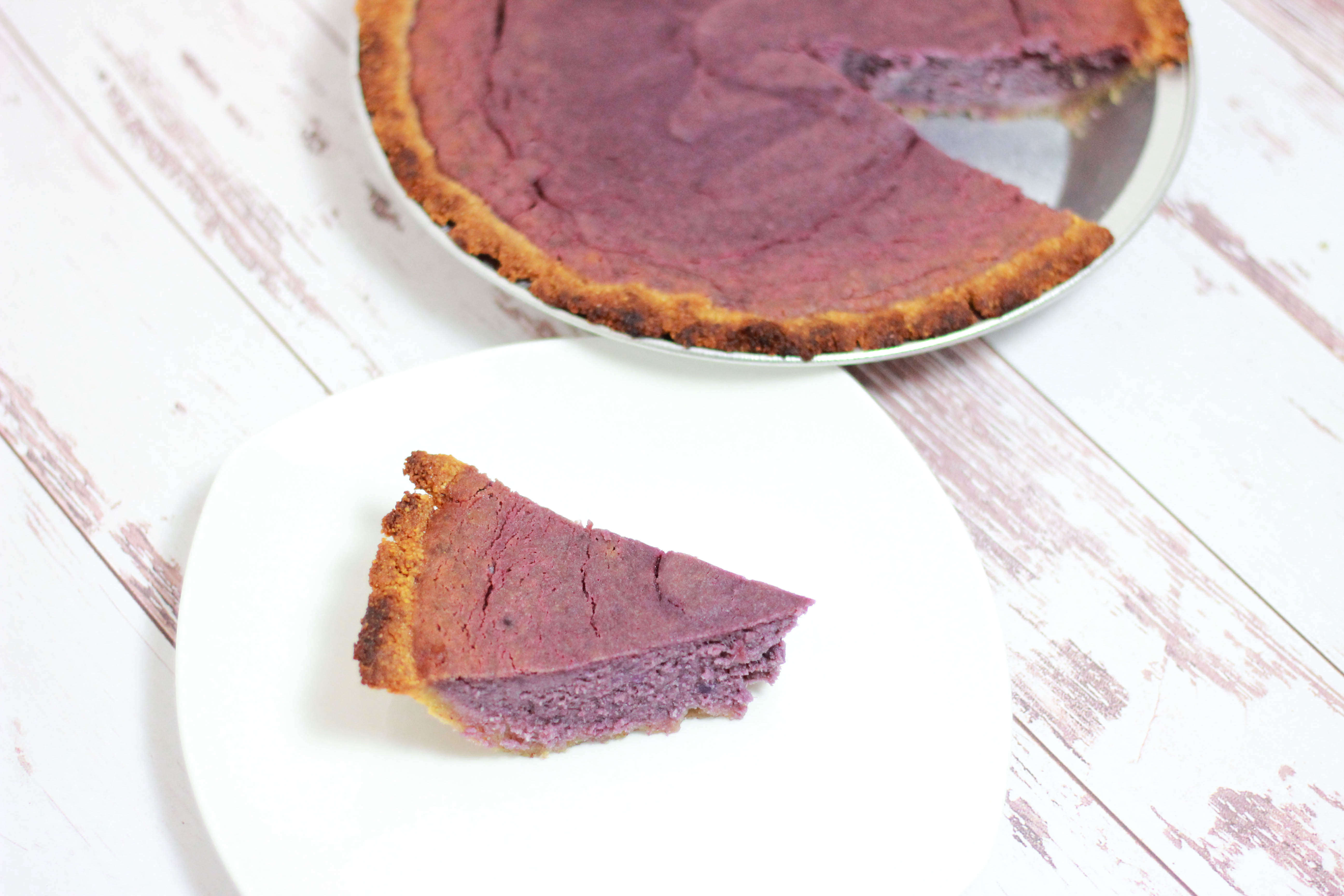 Paleo Purple Sweet Potato Pie
