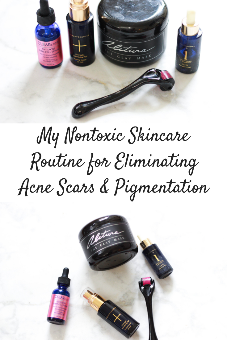 My Nontoxic Skincare Routine to Eliminate Scarring & Pigmentation