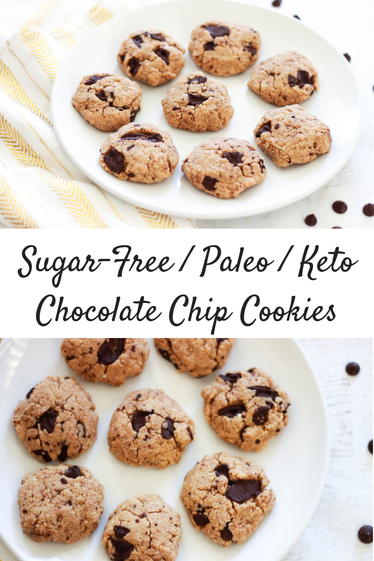 Sugar-Free / Paleo / Keto Chocolate Chip Cookies