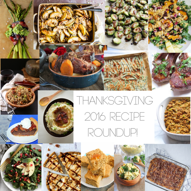 Thanksgiving 2016 Recipe Roundup!