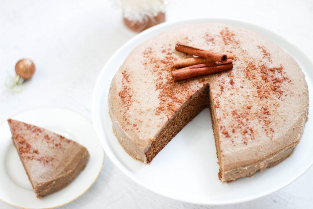Paleo Eggnog Spice Cake