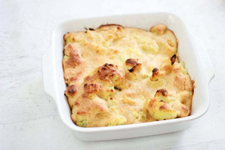 Paleo / Vegan Cauliflower Mac ‘N Cheese Bake