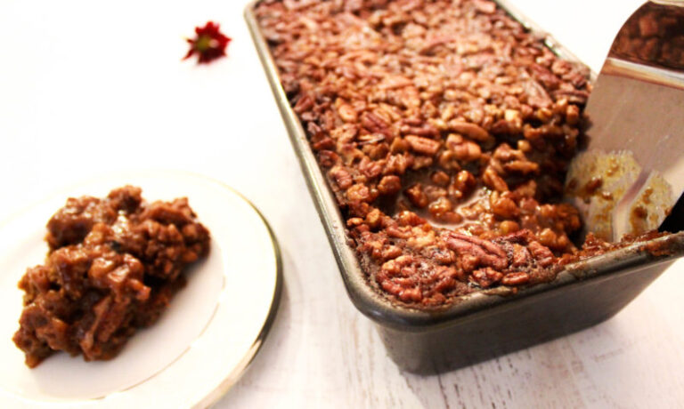 Spiced Pumpkin Pecan Cobbler (Gluten-Free / Vegan)