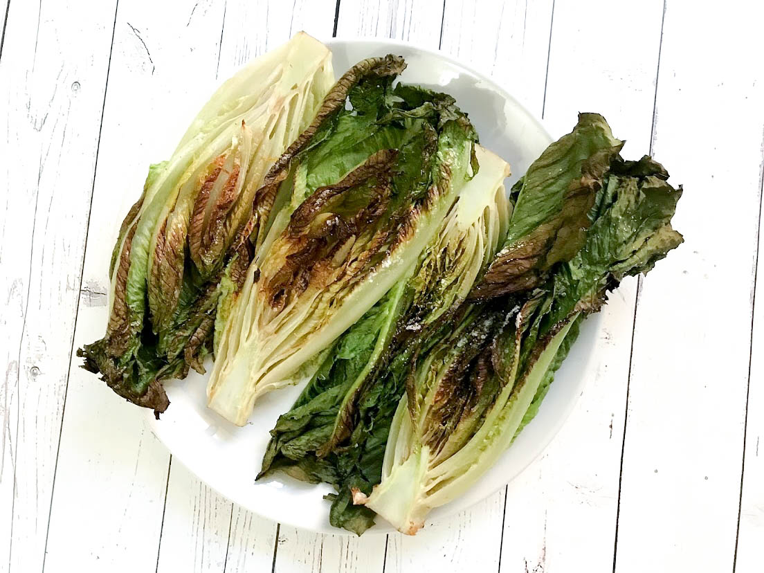 Roasted Romaine (Paleo / Vegan / Whole 30)