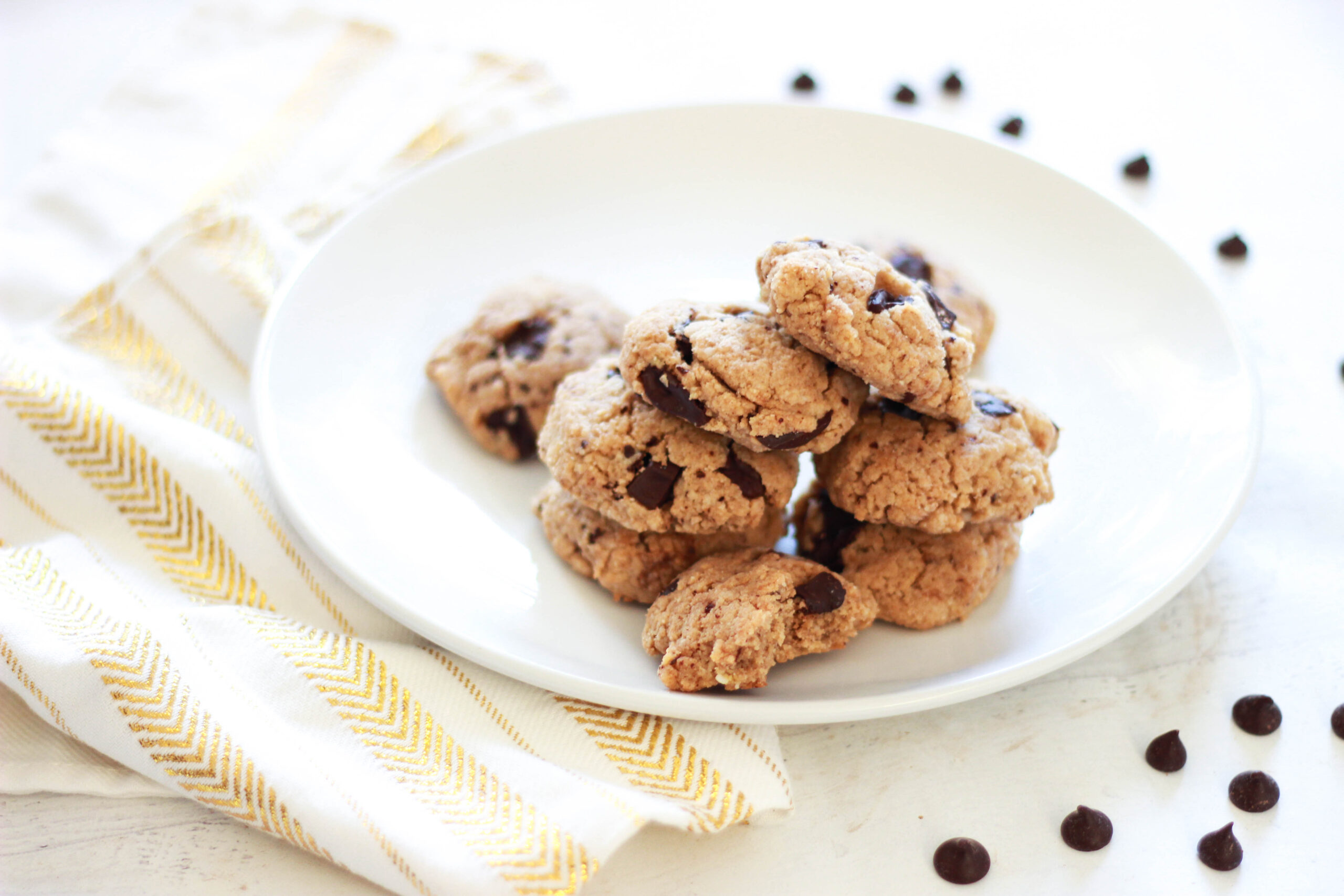 Sugar-Free / Paleo / Keto Chocolate Chip Cookies