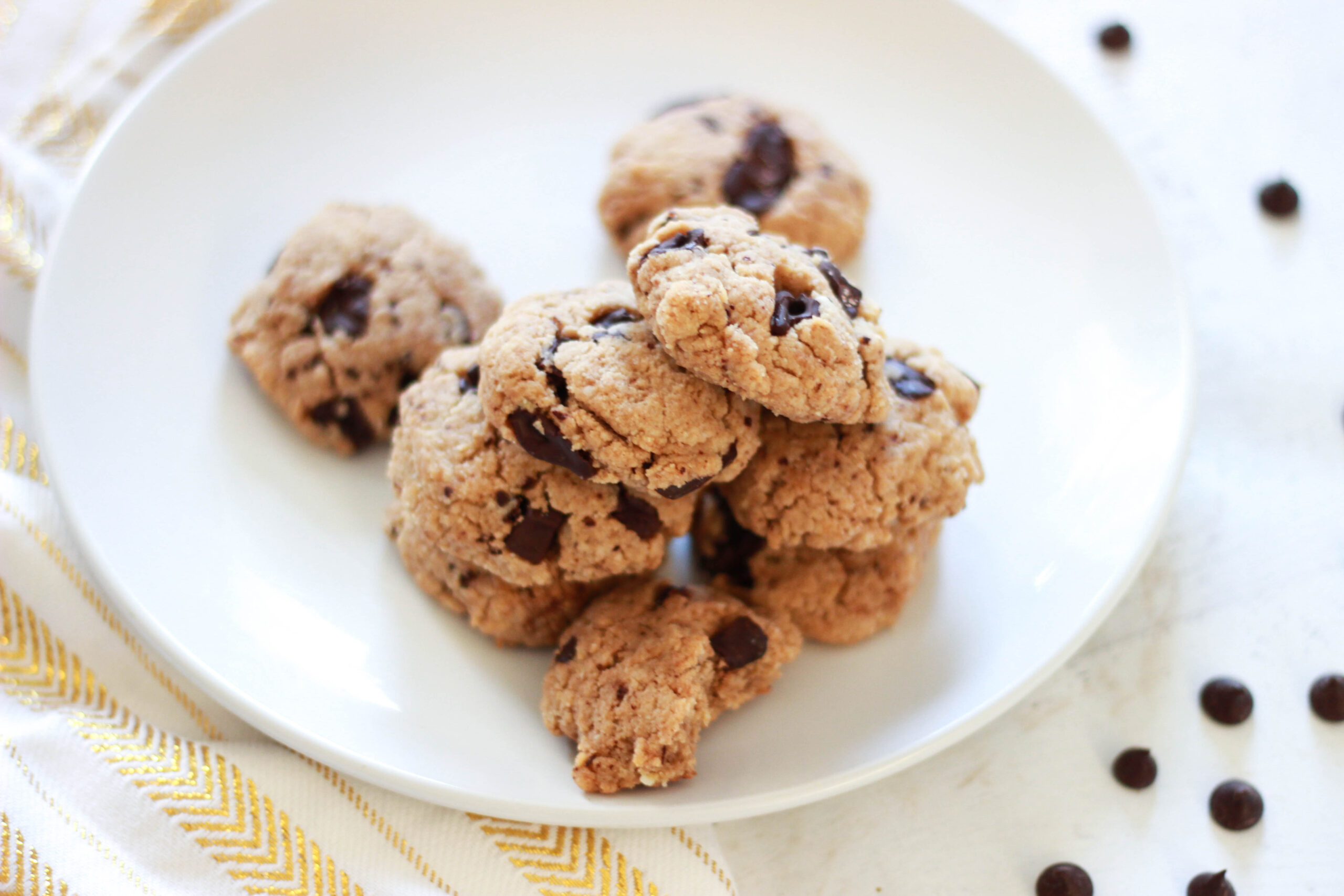 Sugar-Free / Paleo / Keto Chocolate Chip Cookies