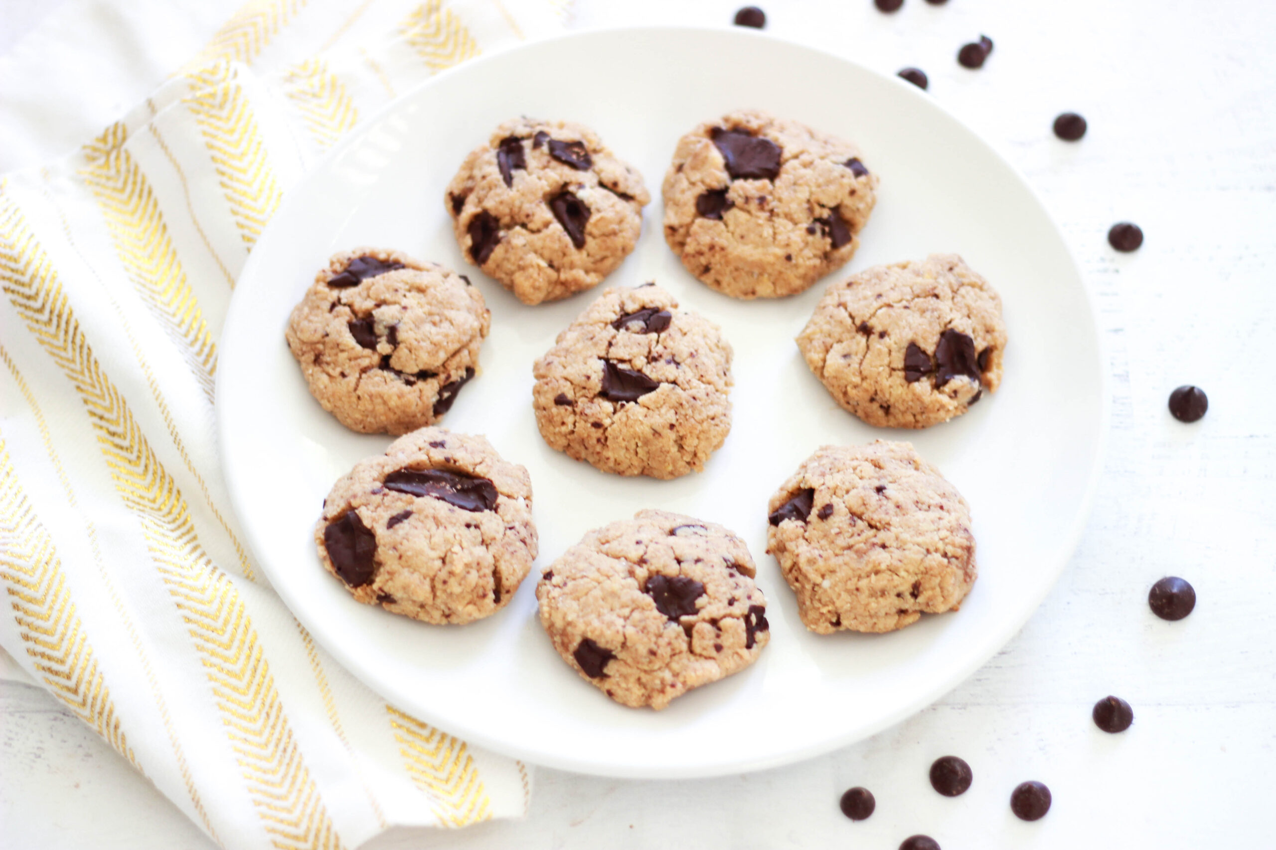 Sugar-Free / Paleo / Keto Chocolate Chip Cookies
