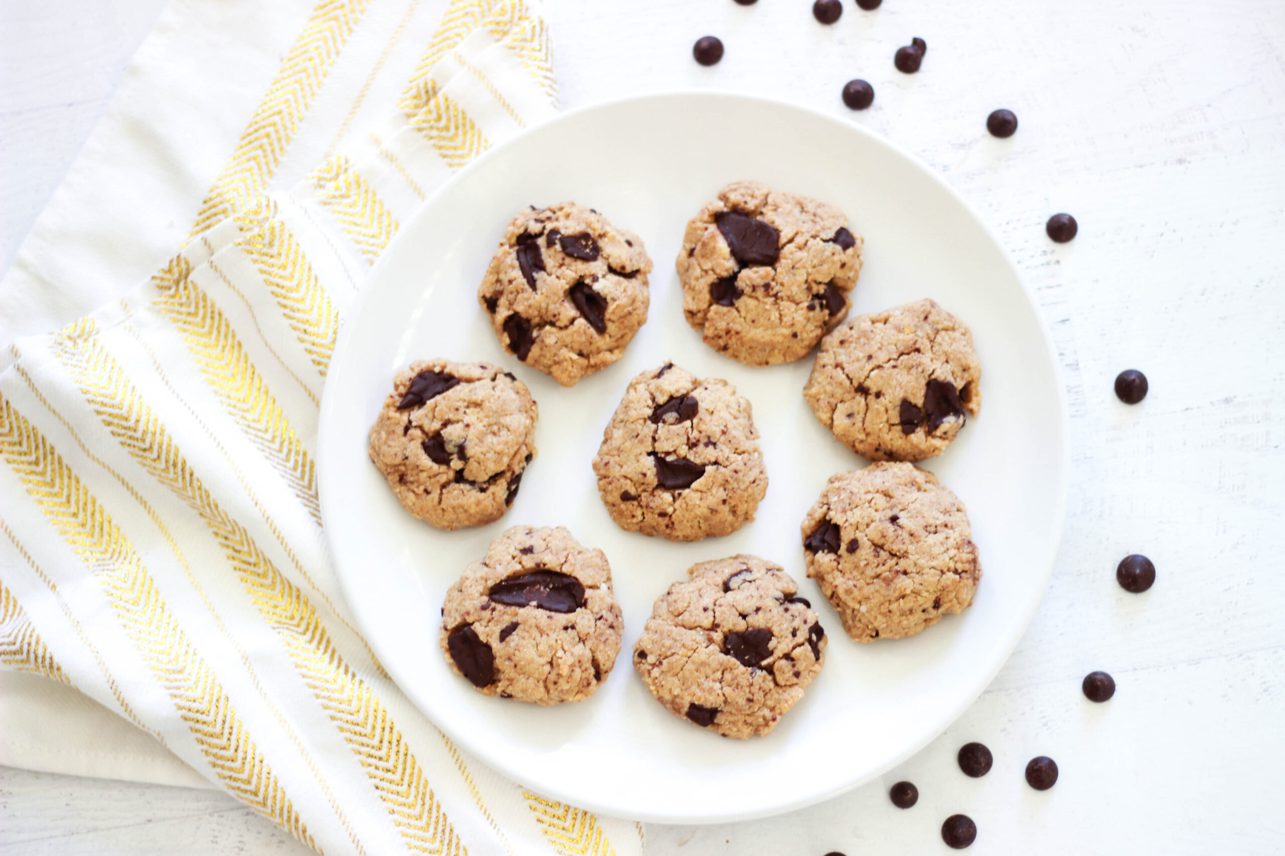 Sugar-Free / Paleo / Keto Chocolate Chip Cookies
