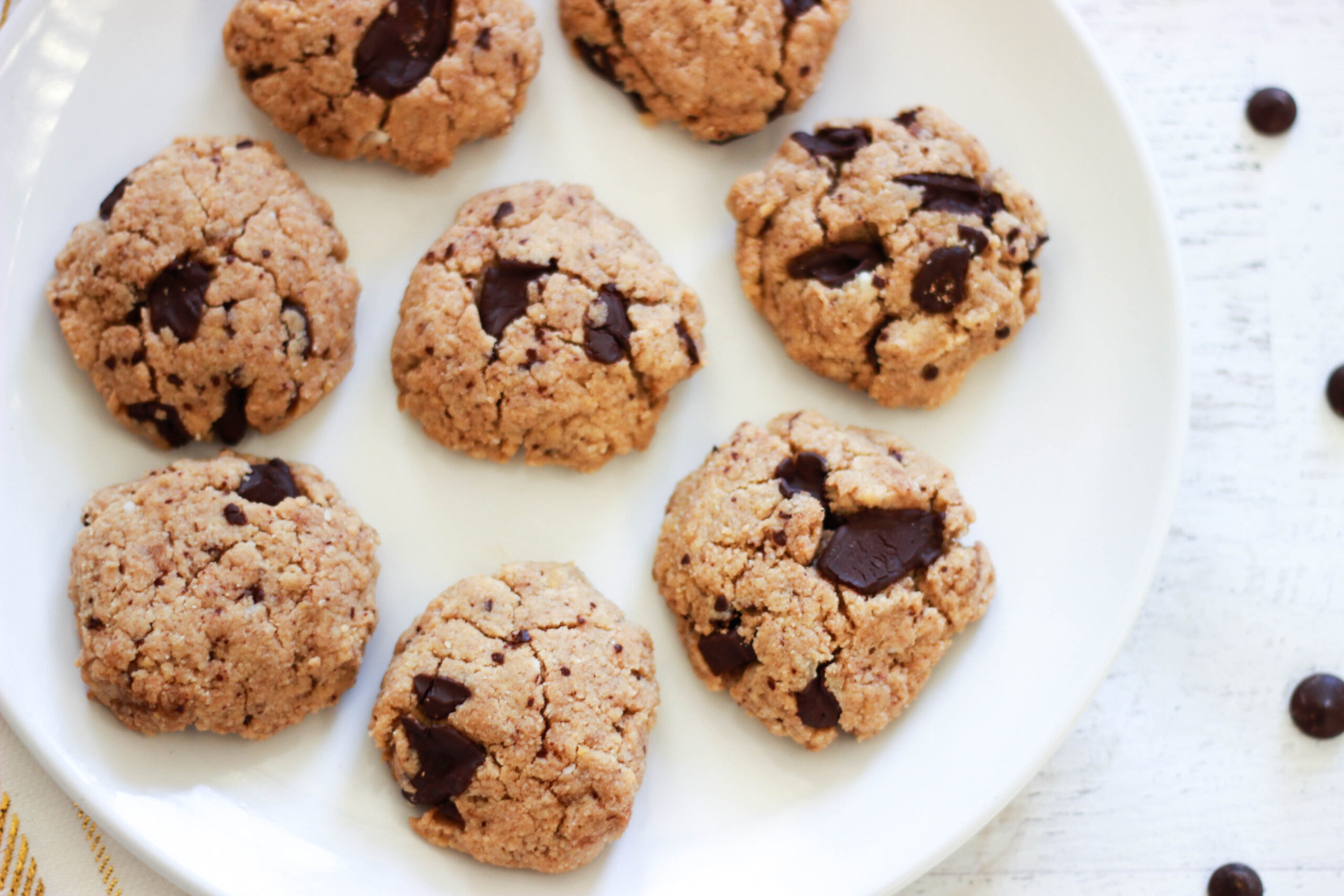 Sugar-Free / Paleo / Keto Chocolate Chip Cookies