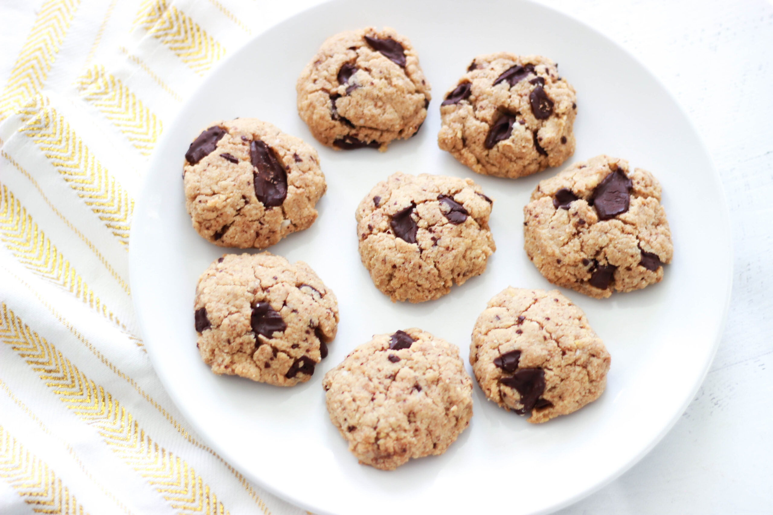 Sugar-Free / Paleo / Keto Chocolate Chip Cookies