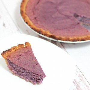 Paleo Purple Sweet Potato Pie